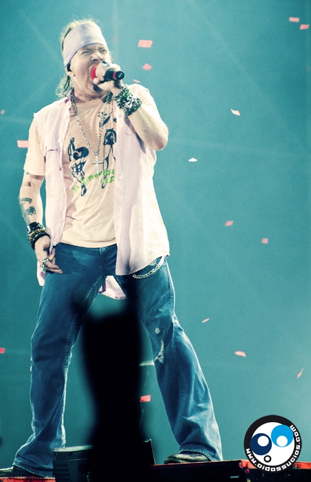 Axl: tárdate todo lo que quieras