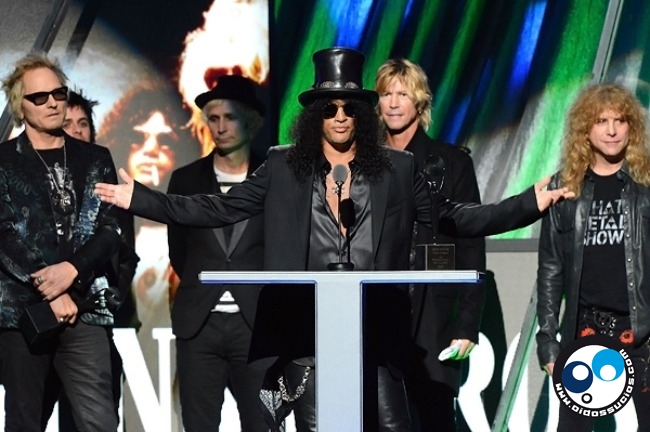 Guns N Roses y Red Hot Chili Peppers entraron al Rock and Roll Hall of Fame