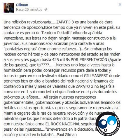 Gillman le dispara a todos y luego
se disculpa